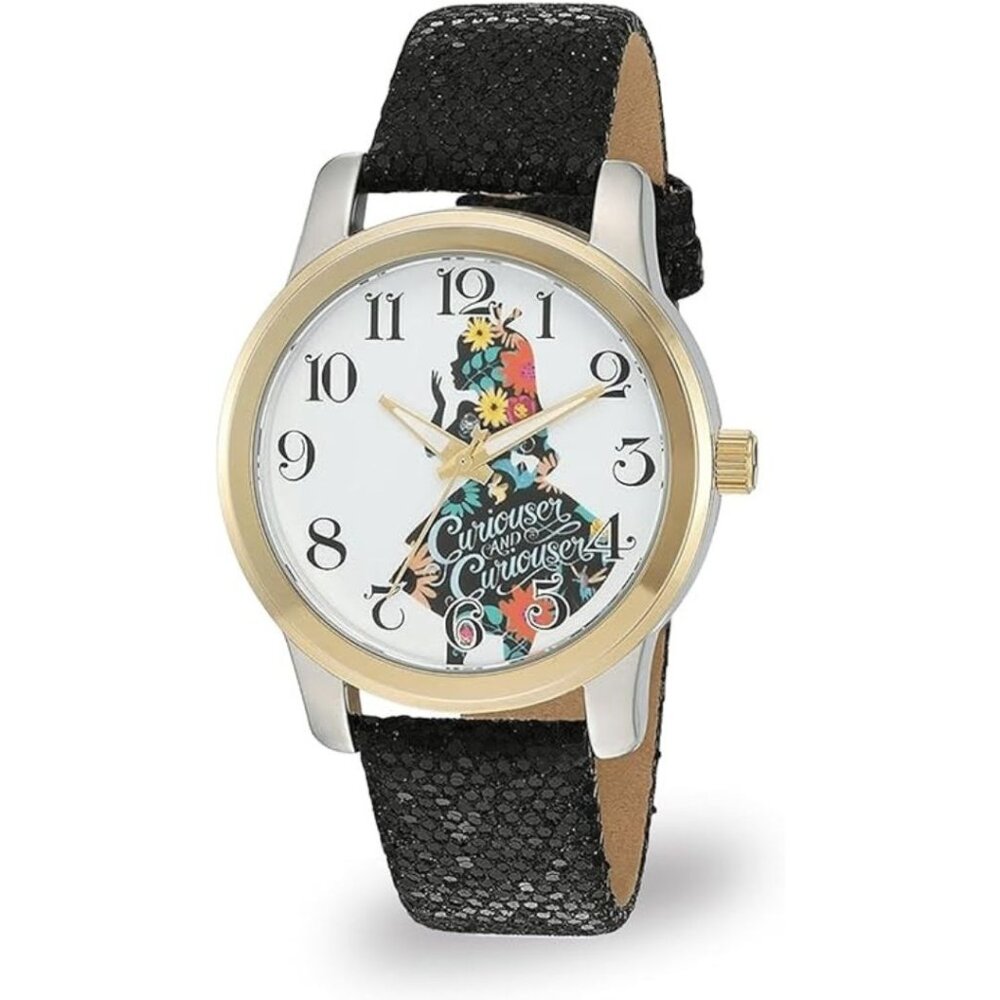 NWT - Disney Alice in Wonderland Women's Two Tone Alloy Licensed Watch (W002901)